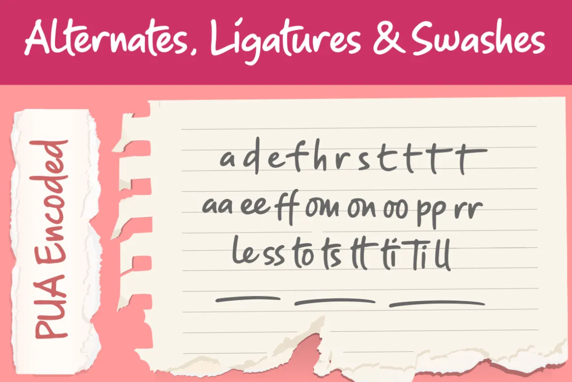 Sticky Notes - Marker Font