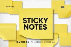 25 Sticky Notes Texture