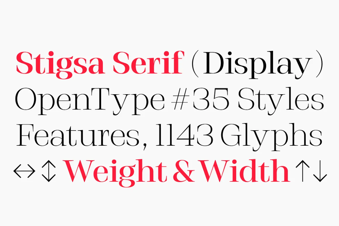 Stigsa Display Font Family
