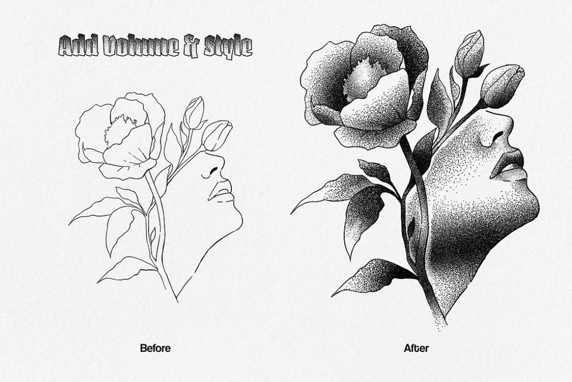 Stipple Brushes for Illustrator