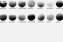 Stipple Brushes For Procreate