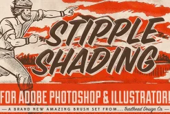 Stipple Shading Brushes for PS & AI