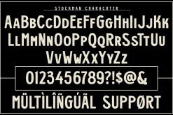 Stockman - Vintage Sans Serif Font