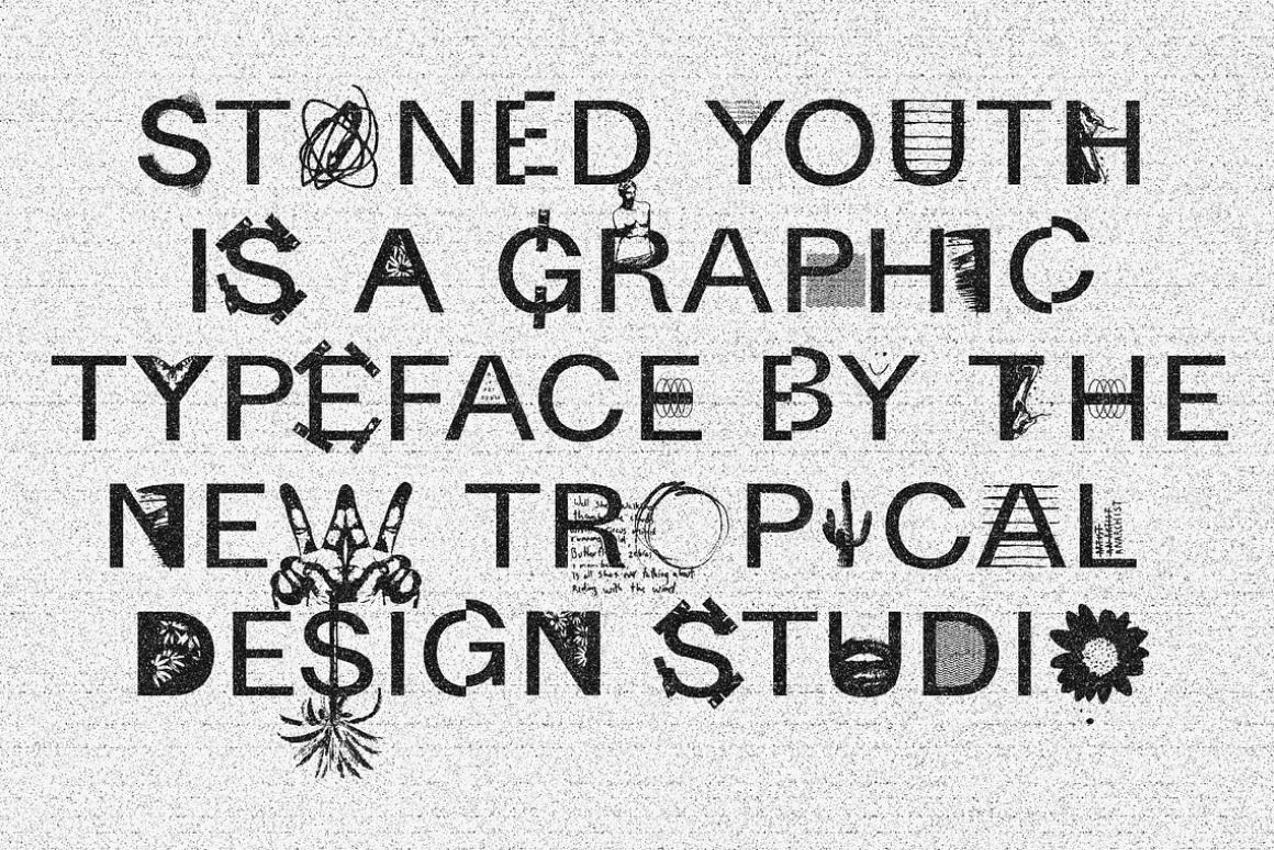STONED YOUTH - GRAPHIC FONT