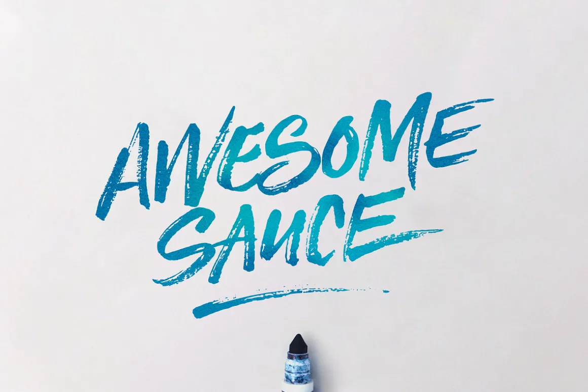 Stone Harbour Brush Font + Extras