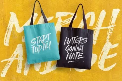 Stone Harbour Brush Font + Extras
