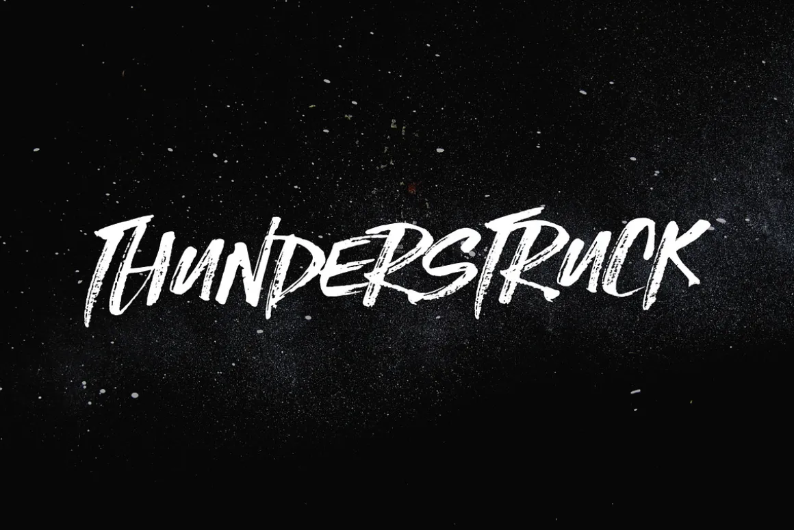 Stone Harbour Brush Font + Extras