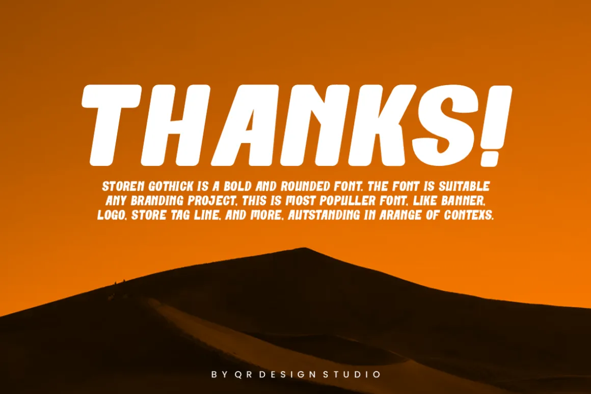 Storen Gothick - Condensed & Rounded