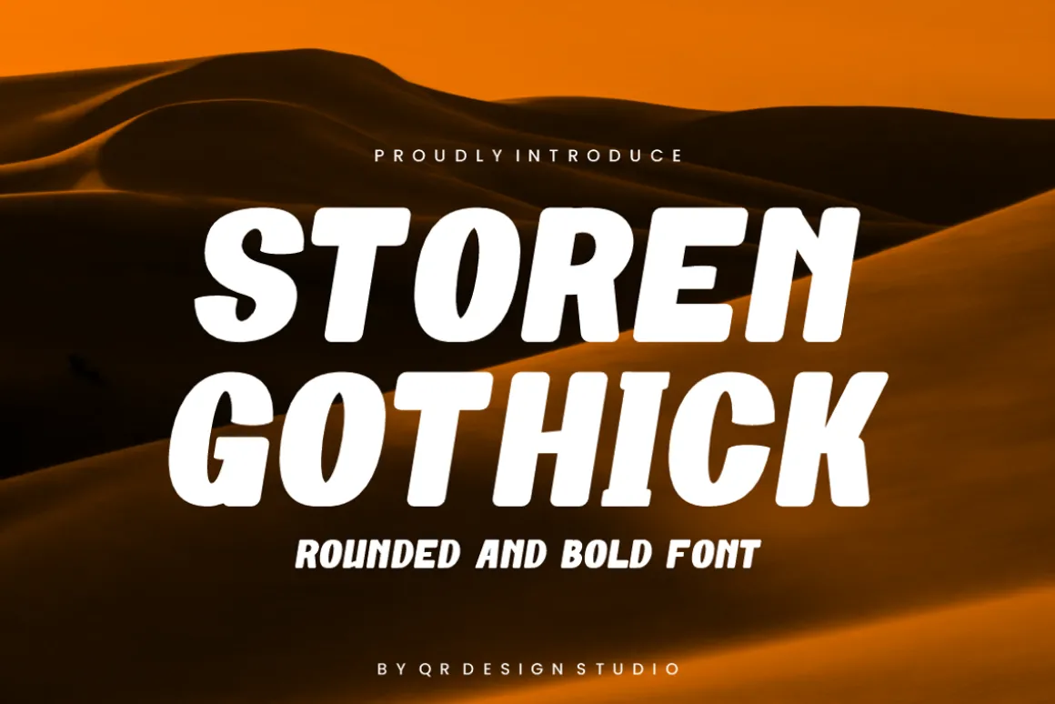 Storen Gothick - Condensed & Rounded