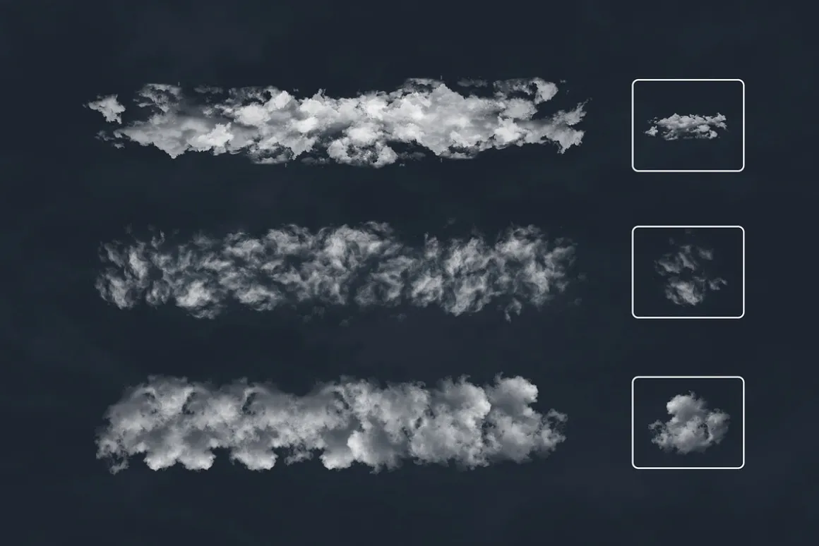 Stormy clouds Brushes