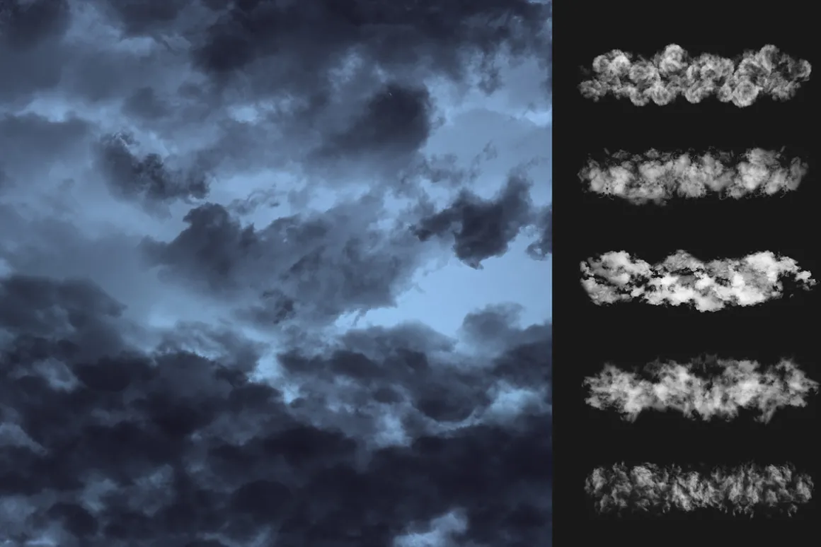 Stormy clouds Brushes