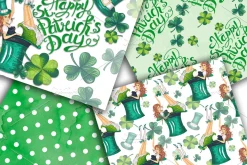St.Patrick's Day Seamless Patterns