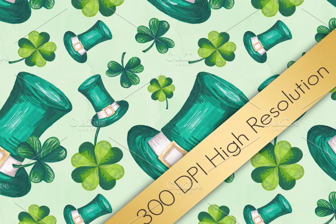 St.Patrick's Day Seamless Patterns