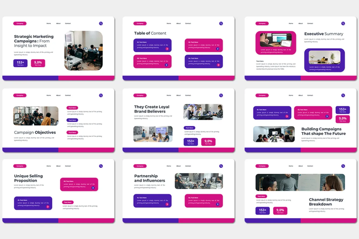 Strategic Marketing - Google Slides