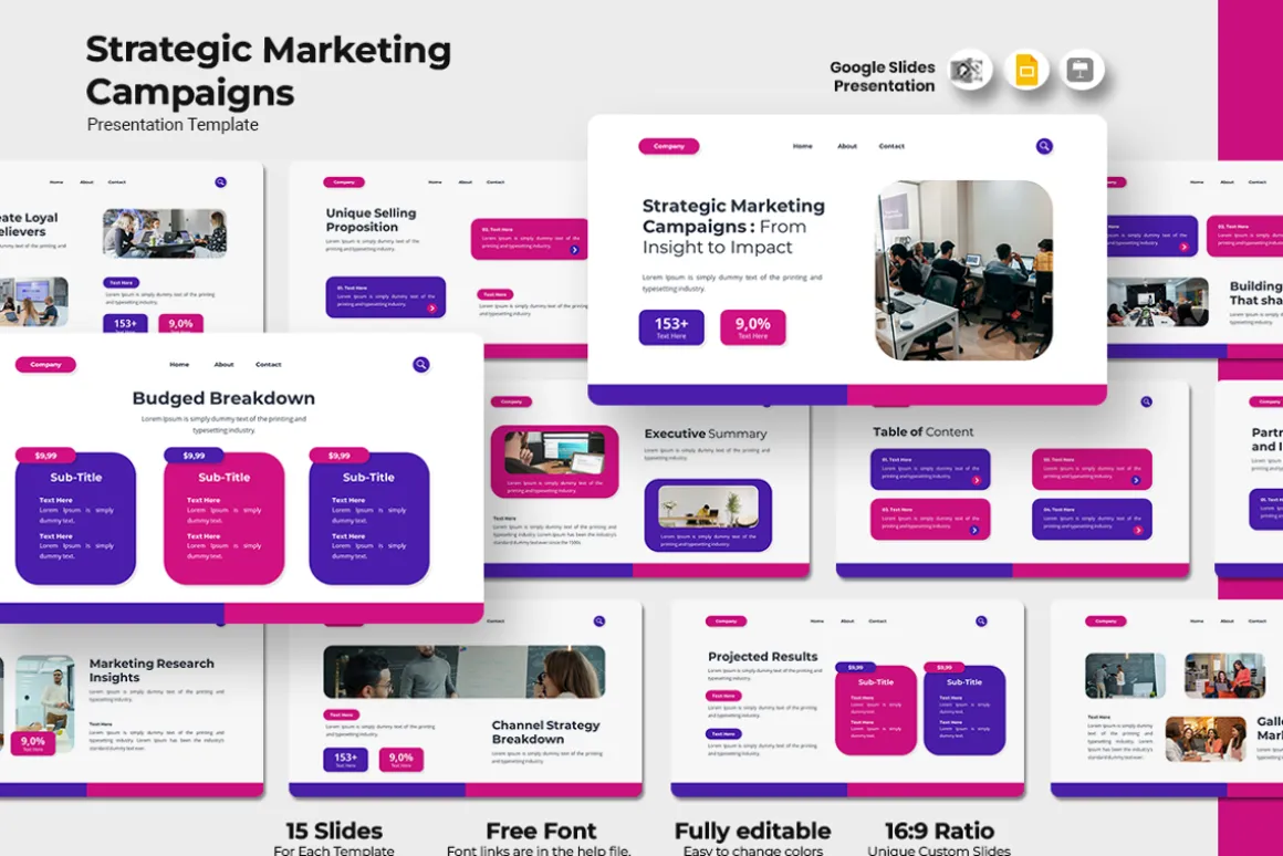 Strategic Marketing - Google Slides