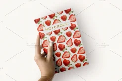 Strawberry watercolor illustrations