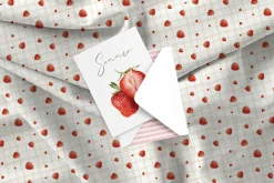 Strawberry watercolor illustrations