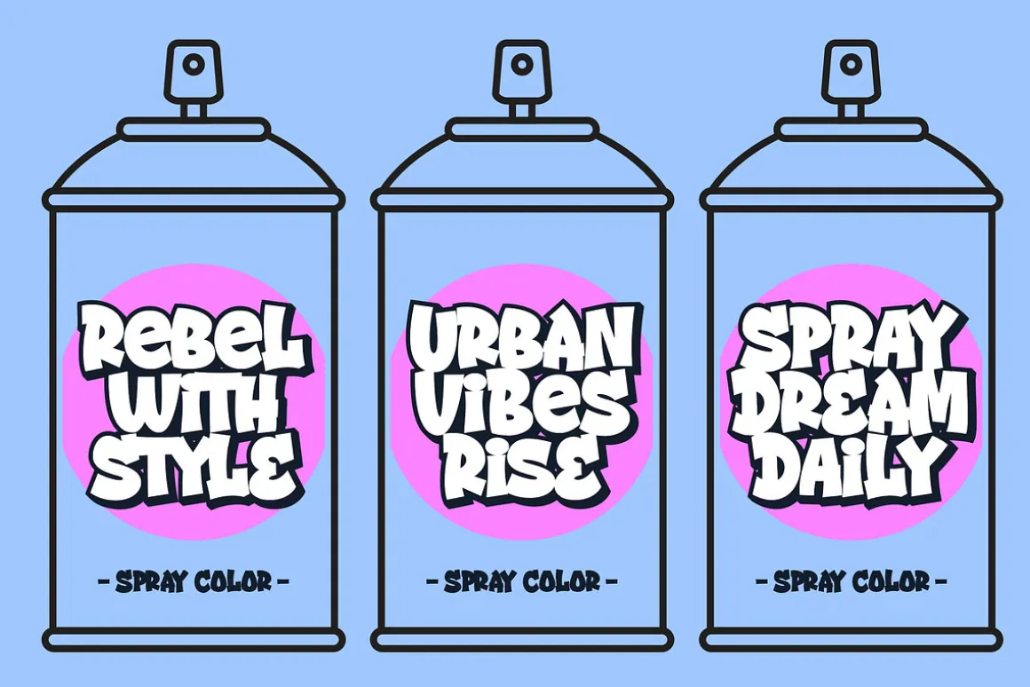Street Drips - Graffiti Cartoon font