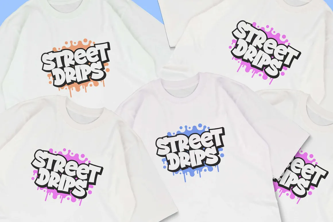 Street Drips - Graffiti Cartoon font