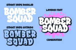 Street Drips - Graffiti Cartoon font