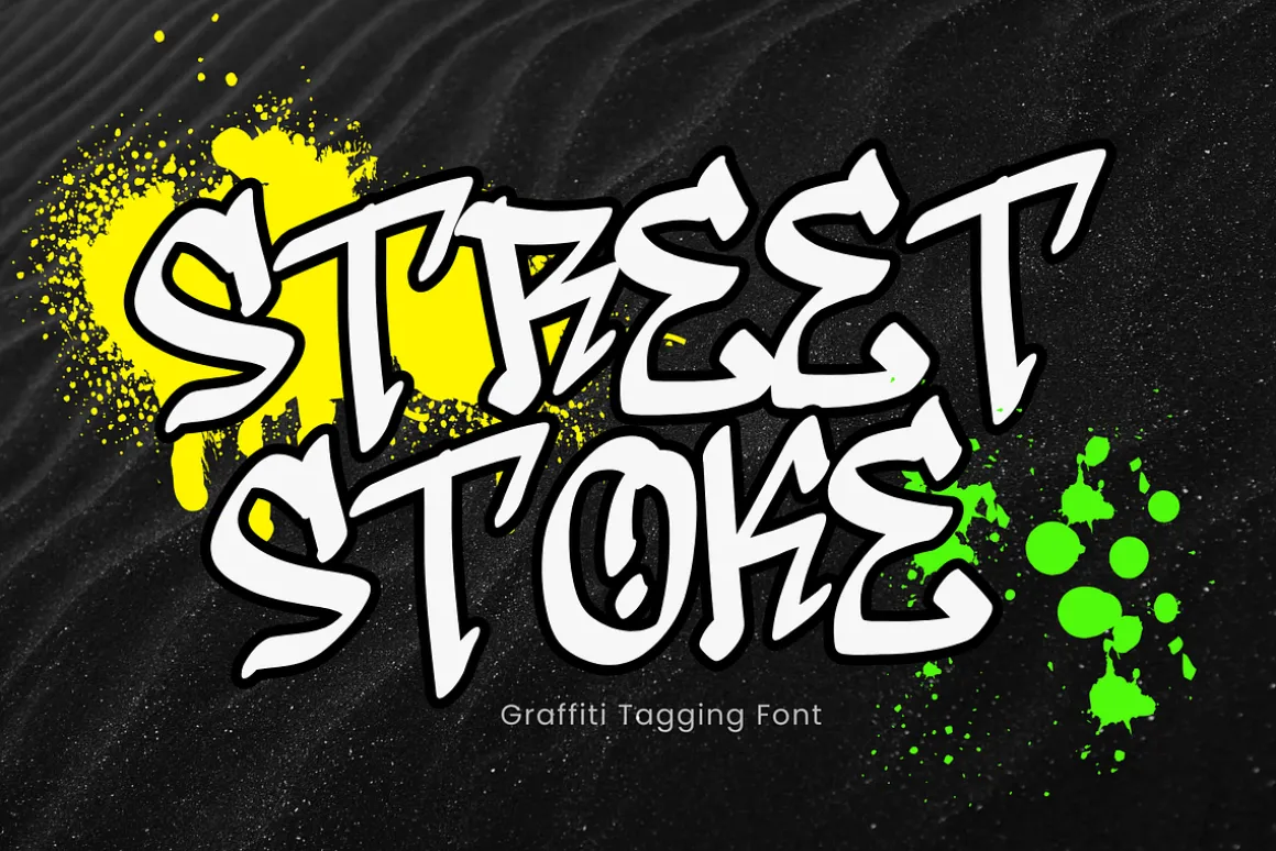 Street Stoke is Graffiti font