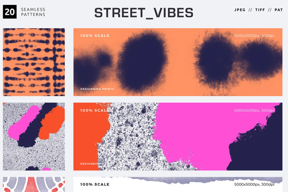 STREET_VIBES Seamless Patterns