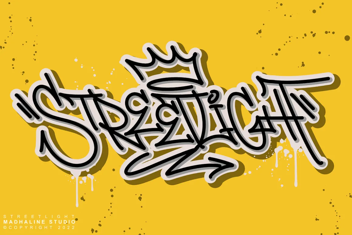 Streetlight | Graffiti Font
