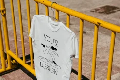 Streetwear Hanging T-Shirt Mockup