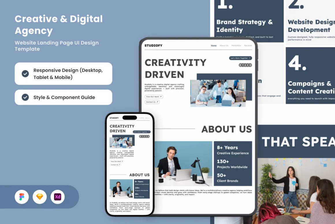 Studiofy – Creative Agency Landing