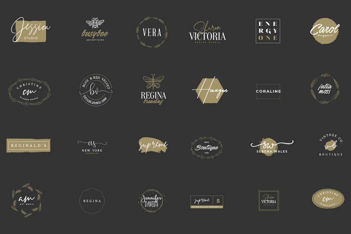 380 Stylish & Minimal Logos