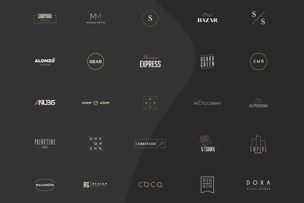 380 Stylish & Minimal Logos
