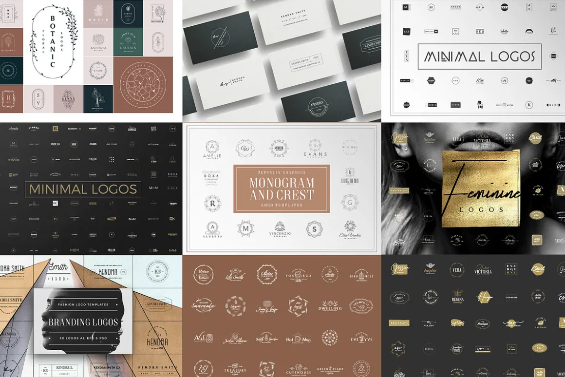 380 Stylish & Minimal Logos