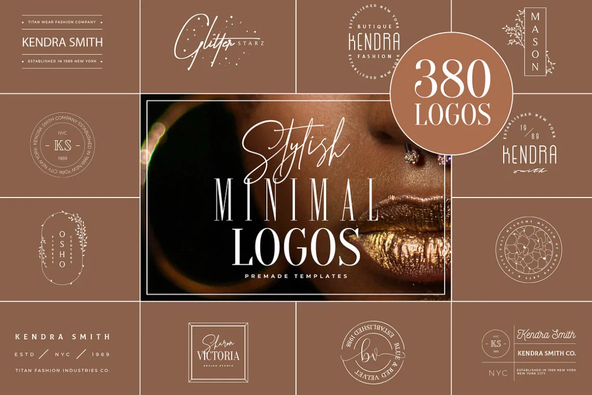 380 Stylish & Minimal Logos