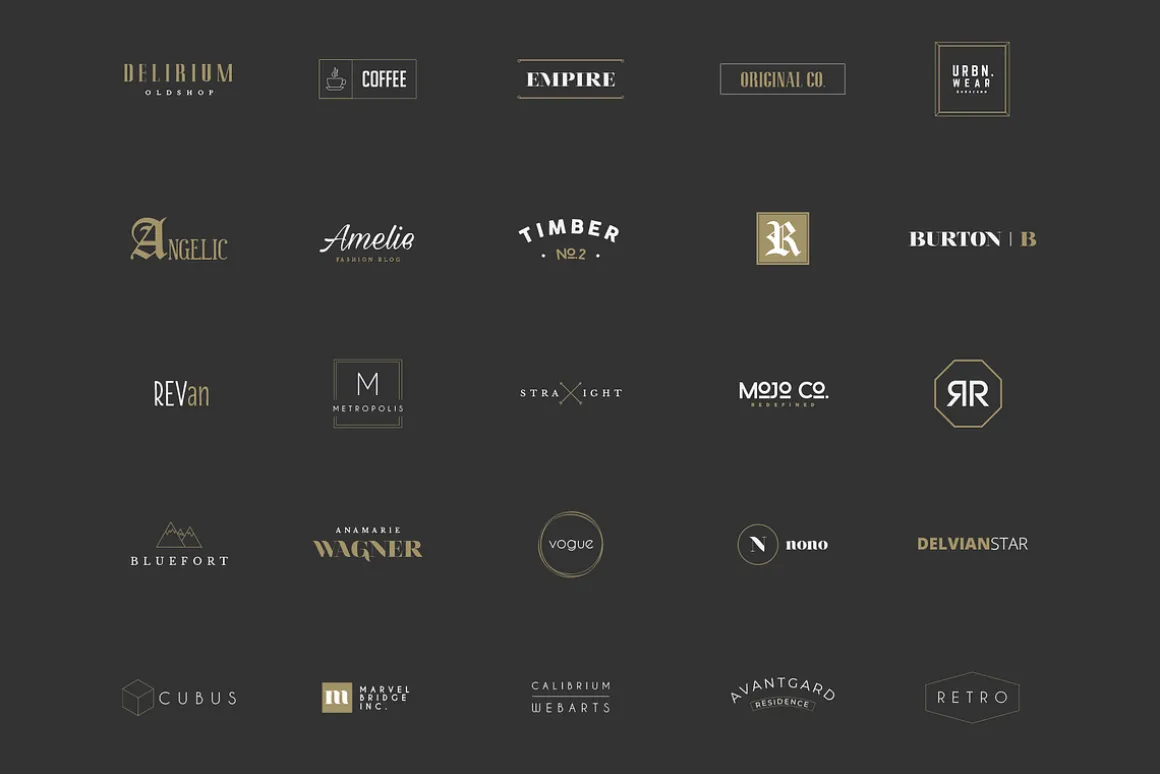 380 Stylish & Minimal Logos