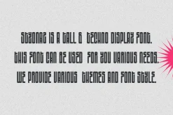 Styonaz - Futuristic Techno Font