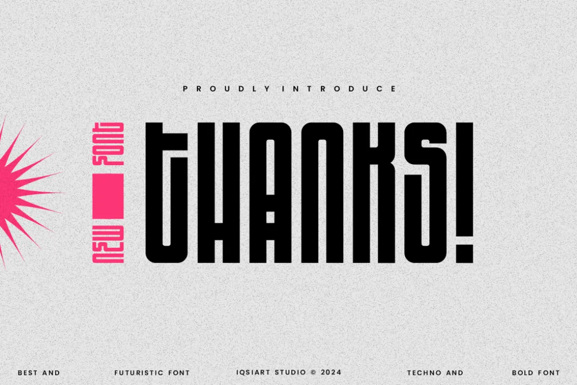 Styonaz - Futuristic Techno Font