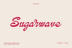 Sugarwave - Retro Script Font