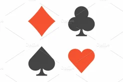 Suit of playing cards
