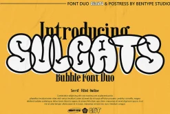 Sulcats - Bubble Font Duo