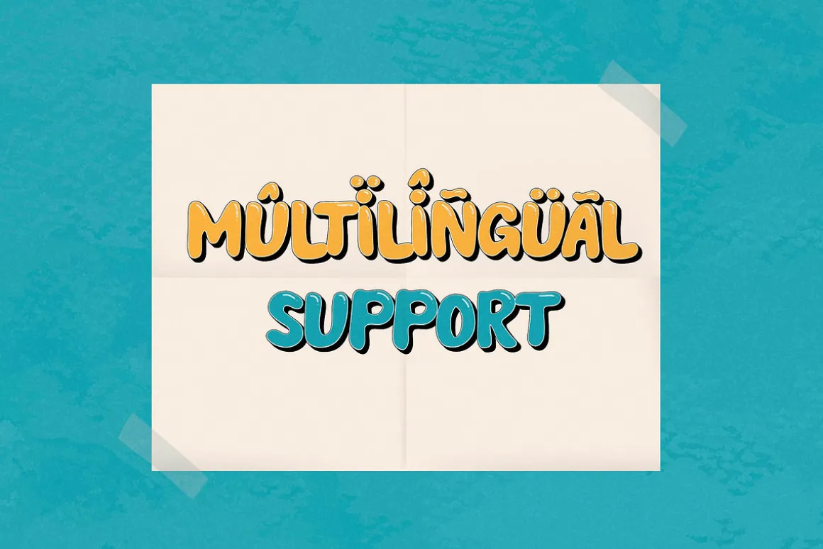Sumbin Pamfao | Bubble Font Display