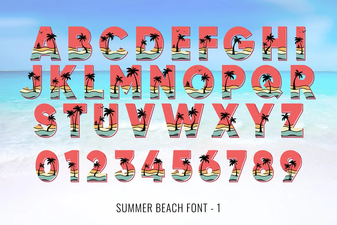 Summer Beach Font