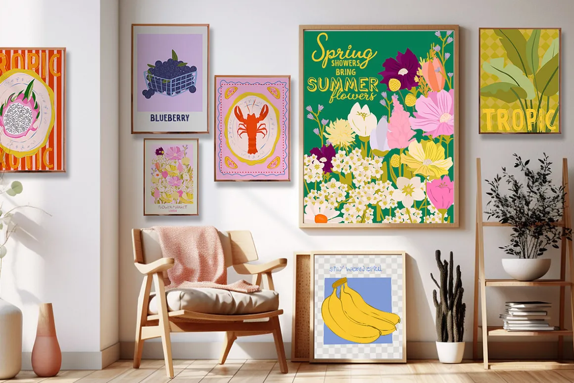 Summer Coast. Positive Posters.