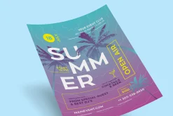 Summer Event Poster Template