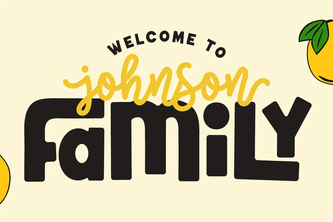 Summer Fresh - Chunky Font Duo