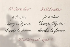 Summer in Paris Font Combination