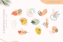 Summer Line Art Handdrawn Icons