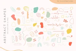 Summer Line Art Handdrawn Icons