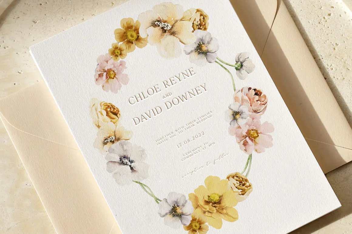 Summer Melody Watercolor Flowers