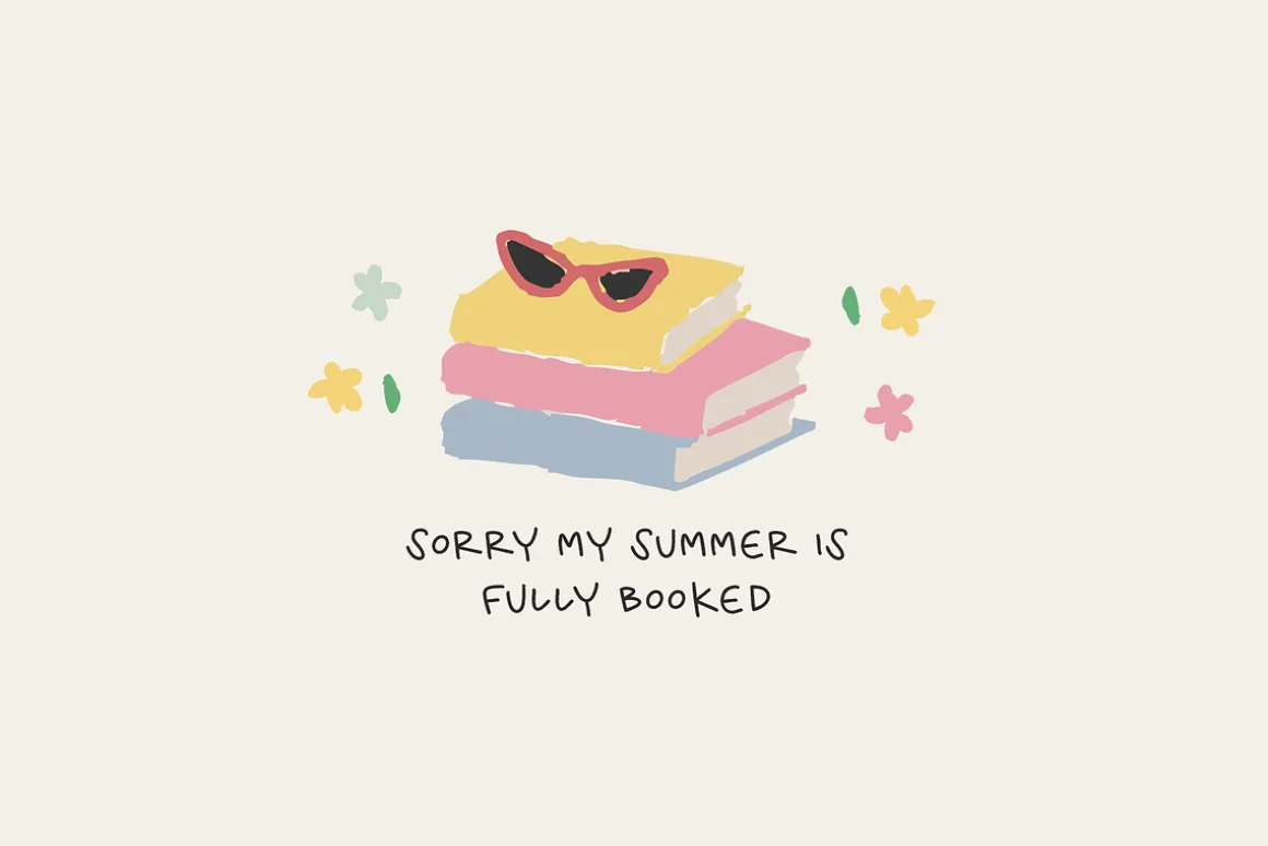 Summer Playlist Fonts & Doodles