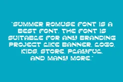 Summer Romuse Font